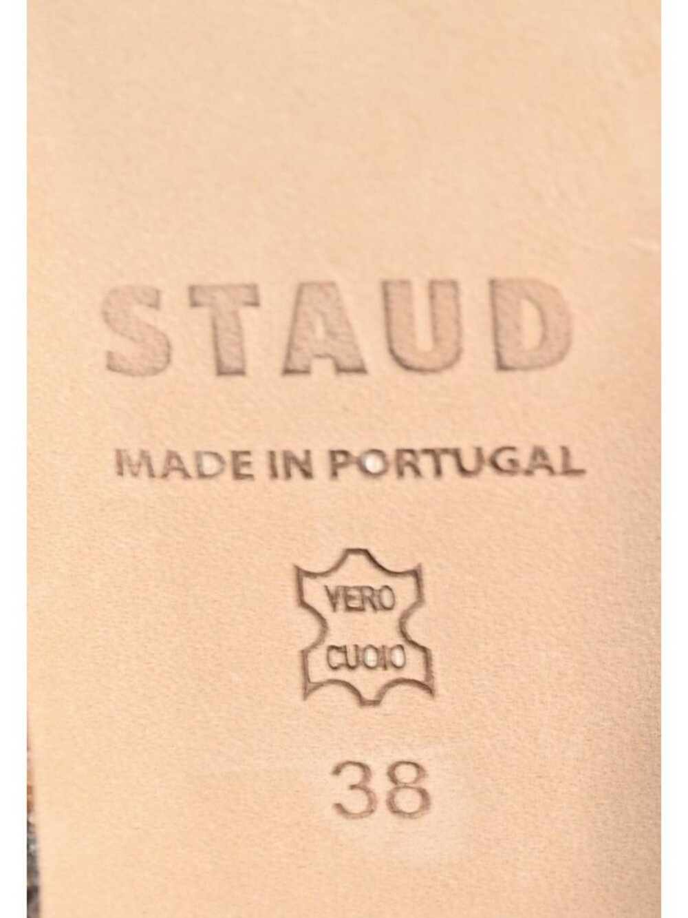 STAUD Wally Snake-Embossed Leather Knee High Boots in Snake - Picture 8 of 8